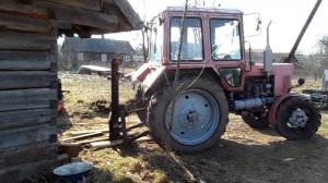 ПОГРУЗЧИК НА ЗАД МТЗ 82 СВОИМИ РУКАМИ