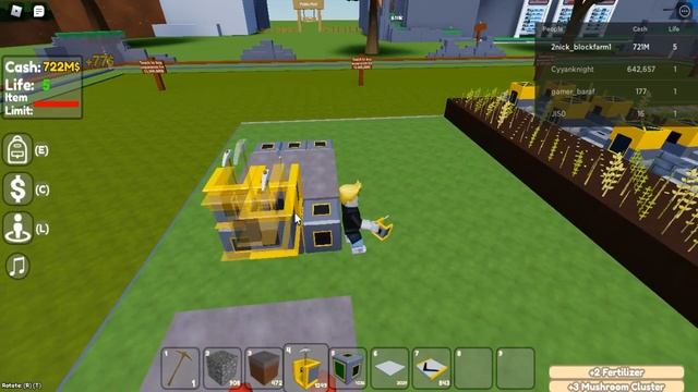 How To Get Mushroom Without Mushroom Cluster? EP#100 in Roblox : Block Tycoon ? [FRUIT TREES] смотреть онлайн