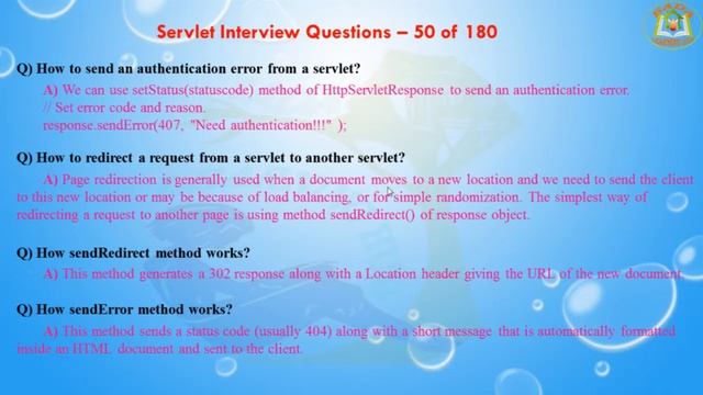 Servlet Interview Questions – 50 out of 180 смотреть онлайн