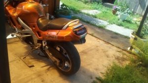 Звук прямоточного глушителя WRS на Kawasaki ZZR 400 - 2