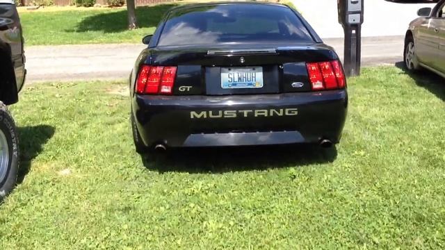 2001 Mustang gt catless h pipe flowmaster 40 series exhaust смотреть онлайн