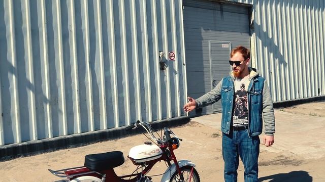 Мопед Рига-22 от мотоателье Ретроцикл. смотреть онлайн