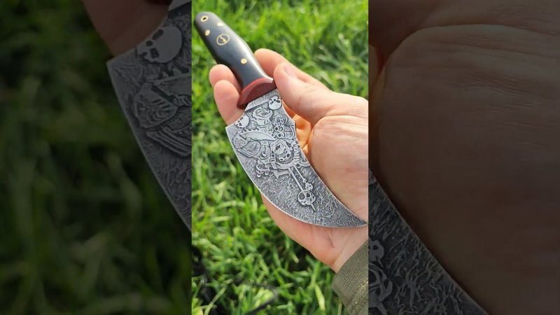 Нож для маньяков! Мастерская Волчий Век Orc Custom #bushcraft #blade #survival #кино #fishing #edc