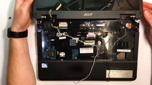Как разобрать ноутбук Acer Aspire 5734Z для чистки от пыли