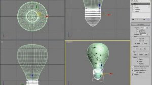 Моделируем лампочку в 3d max