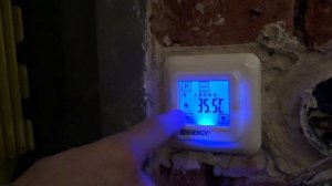 Видеоинструкция настройка терморегулятор теплый пол Energy - модель TK08 (ТК08)