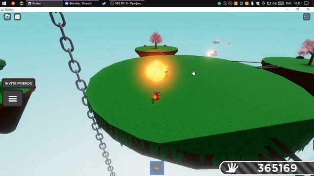 Новое обновление в Slap Battles! Перчатка Sun! Что она умеет? ☀ смотреть онлайн