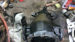 Задний редуктор w126 рест и дорест.