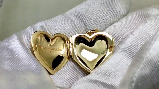 Кулон под фото сердце