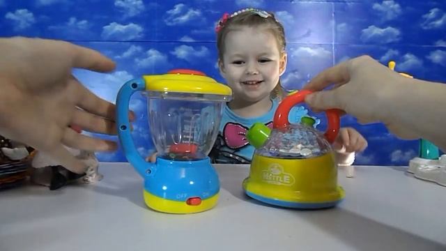 Светящийся чайник и блендер Видео для детей Веселая Кухня смотреть онлайн