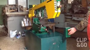 Ленточнопильный отрезной станок по металлу