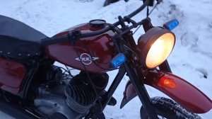 Настоящий звук мотоцикла "ИЖ ЮПИТЕР 2 "