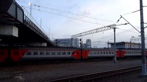 ЭТ2М-141. Дача Долгорукова. Салон пустой. Санкт-Петербург.