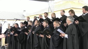 «Под Твою милость», П. Ткаченко. Хор духовенства СПб митрополии и соло сопрано Наталия Савченко.