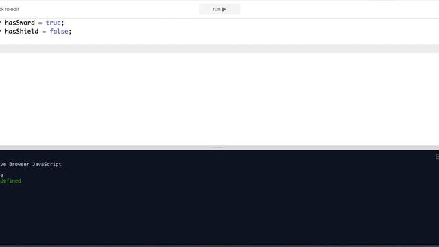 Logical Operators and Equality Javascript