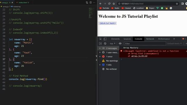 JavaScript Array Mastery | Filter Map Function | JavaScript Tutorial 2023 Hindi #22 | Mohit Prajapa