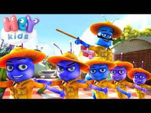 A Marcha das Formigas  Músicas infantil animada - HeyKids Português
