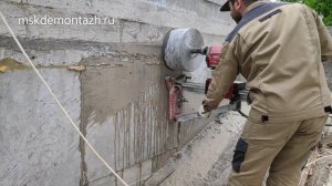 Бурение железобетона алмазной коронкой