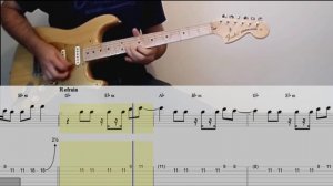 Stromae - Papaoutai Guitar TAB - Full Track
