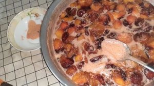 1 Варим варенье пятиминутку из сливы от Nataly V Konrat, быстро, просто, вкусно. Making plum jam.