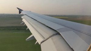 A321 Landing at Roissy-Charles de Gaulle Airport