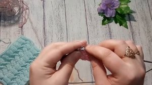 МК Узор _Ажурная резинка_ спицами, на основе резинки 2_2.mp4