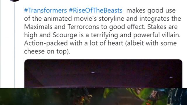 Transformers Rise of The Beasts: The Buzz is Positive! смотреть онлайн