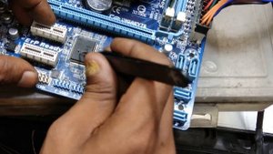 gigabyte ga h61m- ds2 motherboa4rd # no display # some trick