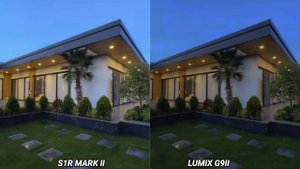 Panasonic Lumix S1R Mark II vs Panasonic Lumix G9II Night Mode Camera test