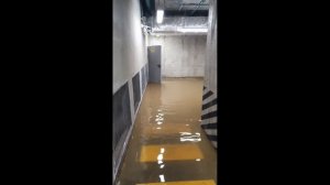 Затопило подземный паркинг в ЖК Саларьево Парк