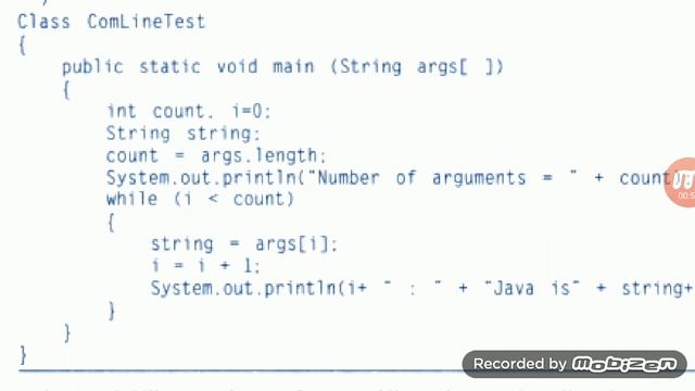 Command line arguments Java program смотреть онлайн