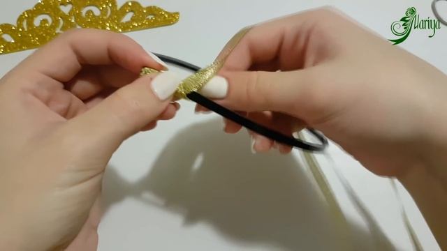 МК - корона из глитерного фоамирана на новый год | fom | Mariya | Christmas | DIY