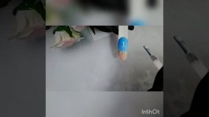 Блёстки под молочной базой. Дизайн ногтей. Идеи дизайна. Яркий маникюр