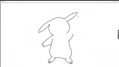 How to draw Pokemon Pikachu using python turtle | Pikachu Module | #pythonturtle #pikachu #python