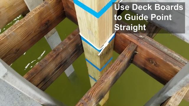 Dock Piling Installation Underwater - DIY With A Garden Hose Waterjet смотреть онлайн