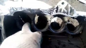 2az. Вскрытие впускного коллектора. Причина грохота