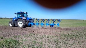 Плуг Lemken Euro Opal 5+1 New Holland 7060 КФХ Субботиных