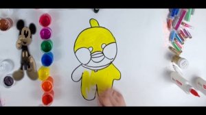 how to draw lalafanfan toy| рисовать лалафанфан| lalafanfan chizish