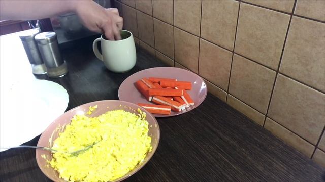 Рулетики из крабовых палочек/Готовим дома // Valentyna life
