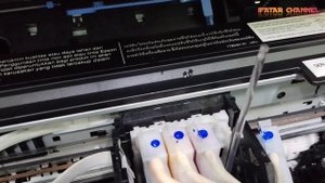 Cara cleaning head dan tes print manual printer Epson L4150 Tanpa Computer/PC/Laptop