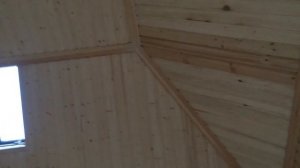 Обшивка потолка деревянной вагонкой
