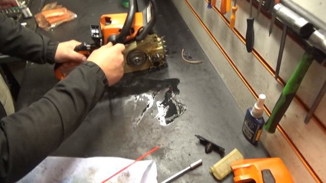 Stihl MS 250 Сначала был высокий холостой ход смотреть онлайн