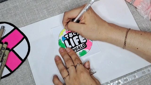 ☆Бумажные сюрпризы☆Toca Boca☆Процесс рисования пакетиков☆ смотреть онлайн