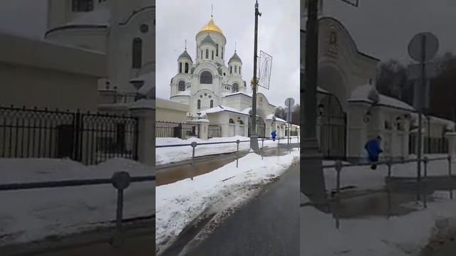 Храм св прп Сергия Радонежского в Солнцево.