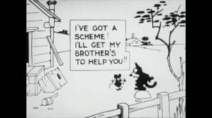 Кот Феликс - Felix in the Swim (1922) Felix The Cat !