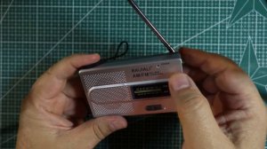 Портативный недорогой FM AM радиоприемник BAIJIALI BJL-R28