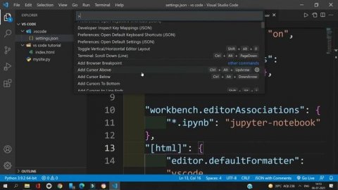 Visual Studio Code Full Tutorial- Extensions |Keyboard Shortcuts |vs code themes