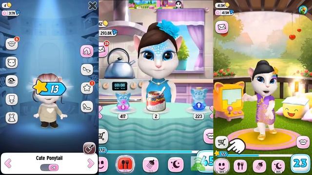 My Talking Angela Android Gameplay - Great Makeover HD 2018 смотреть онлайн
