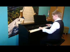 Афонин Максим. 9 лет. Бетховен "Сонатина фа минор"