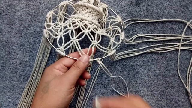 Macrame Hanging Lamp Shade Tutorial | DIY Home Decor Chandelier  | Красивый Макраме Фонарь/Абажур